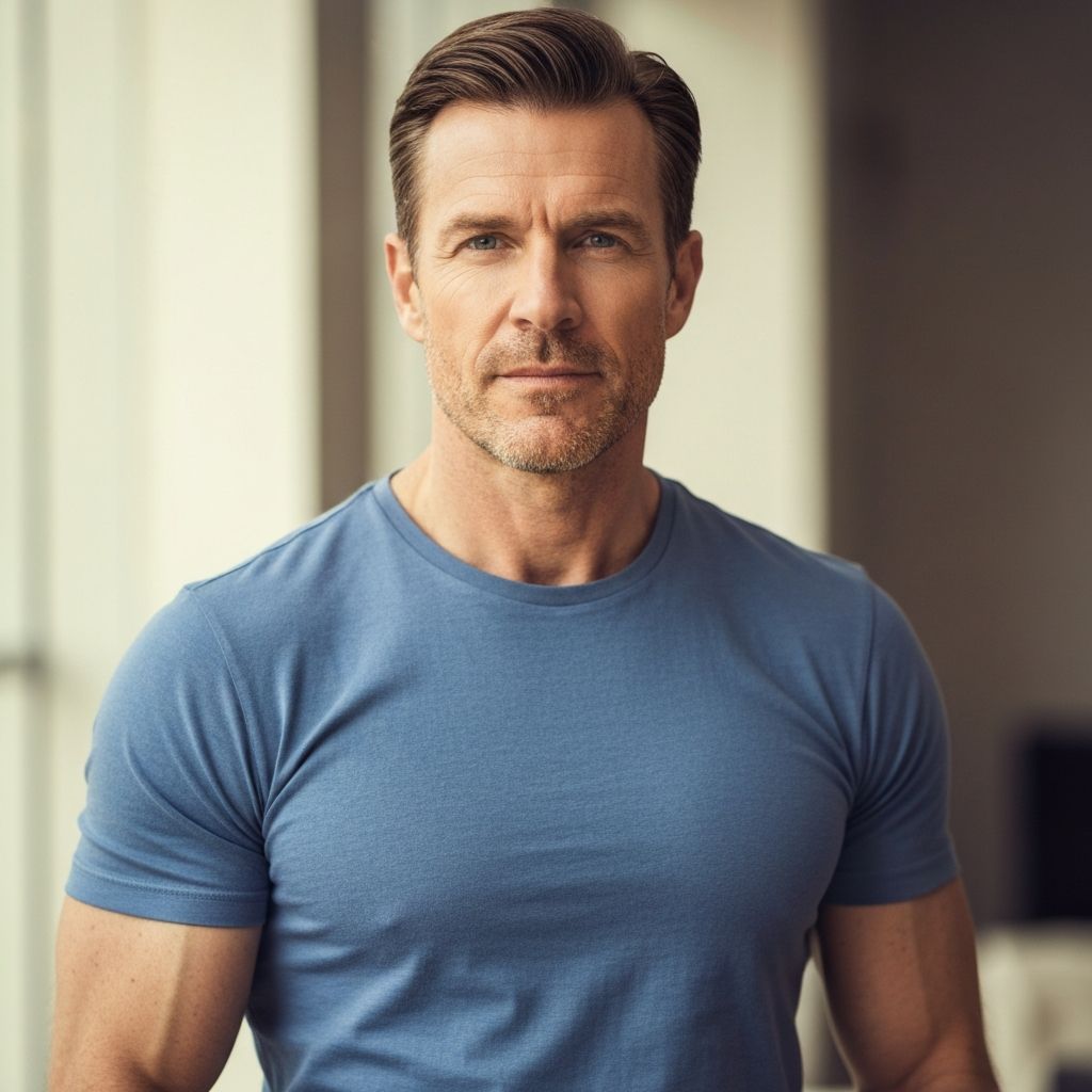 Confident man